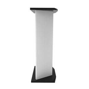 V Tower - Speaker Stand White - side