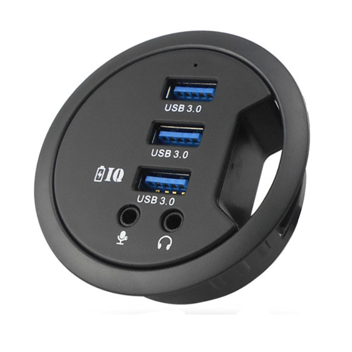 Cable Inlay with USB 3.0 Hub, and Headphone – StudioDesk EU